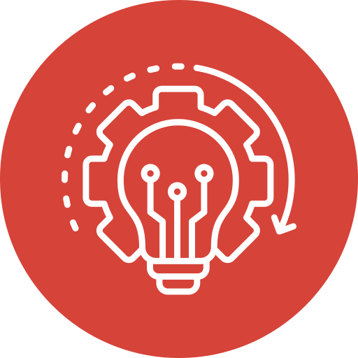 red modernization logo